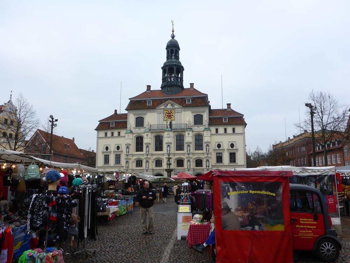 Marknad i Lüneburg
