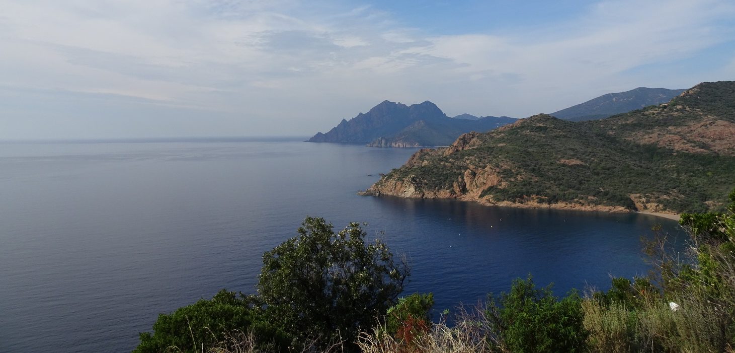 Korsika på väg mot L'il-Rousse